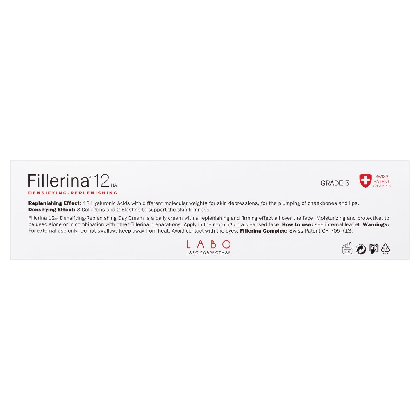 Fillerina 12HA Densifying Day Cream - Grade 5